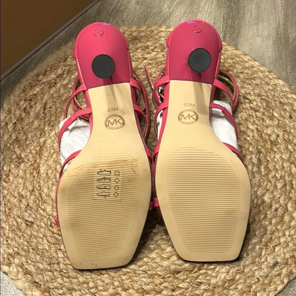 Michael Kors Pink Cerise Heels - Picture 8 of 10